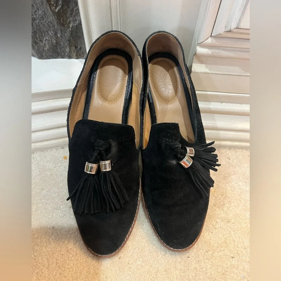Franco SARTO Leather Flats Shoes with Tassels Size 6.5M - Picture 1 of 5